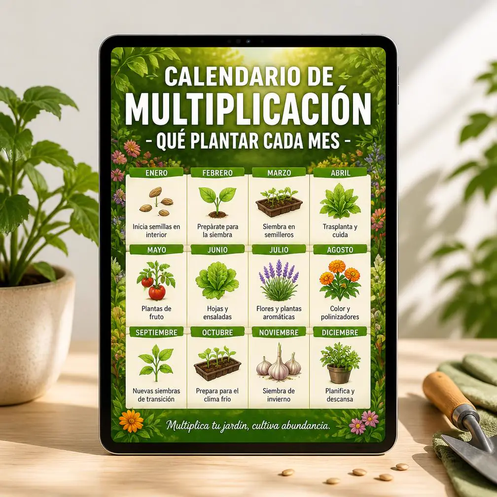 Calendario de Multiplicación — Qué plantar cada mes