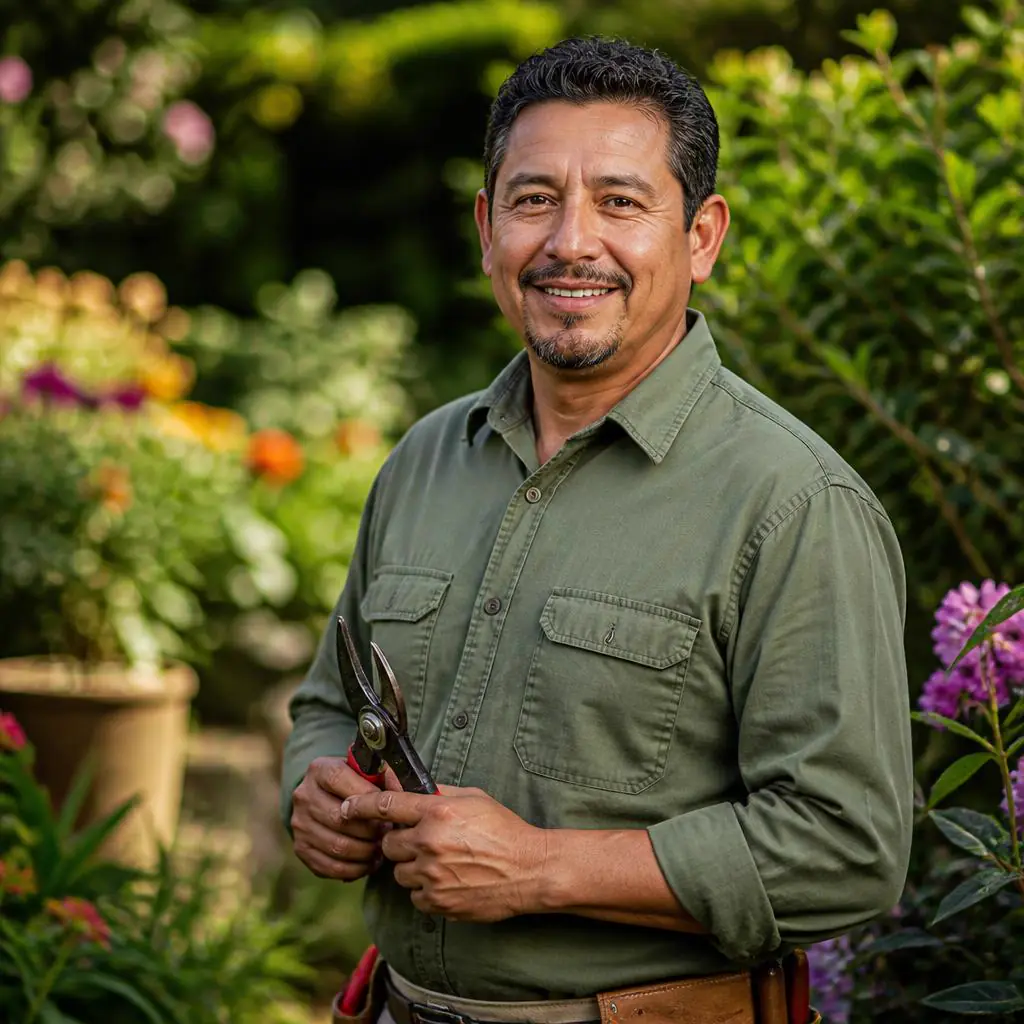 Paisajista profesional del equipo La Biblia del Jardinero
